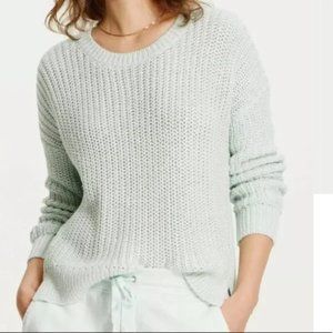 Lou & Grey Shoreline Mint Crew Neck Sweater